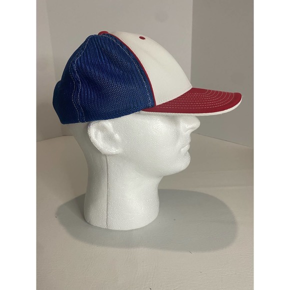 PACIFIC HEADWEAR Pro Model 404M S-M Red Blue and White - Picture 4 of 6
